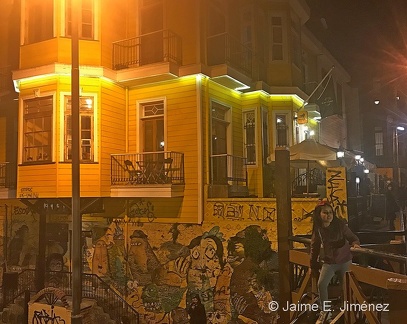 Valparaiso at night